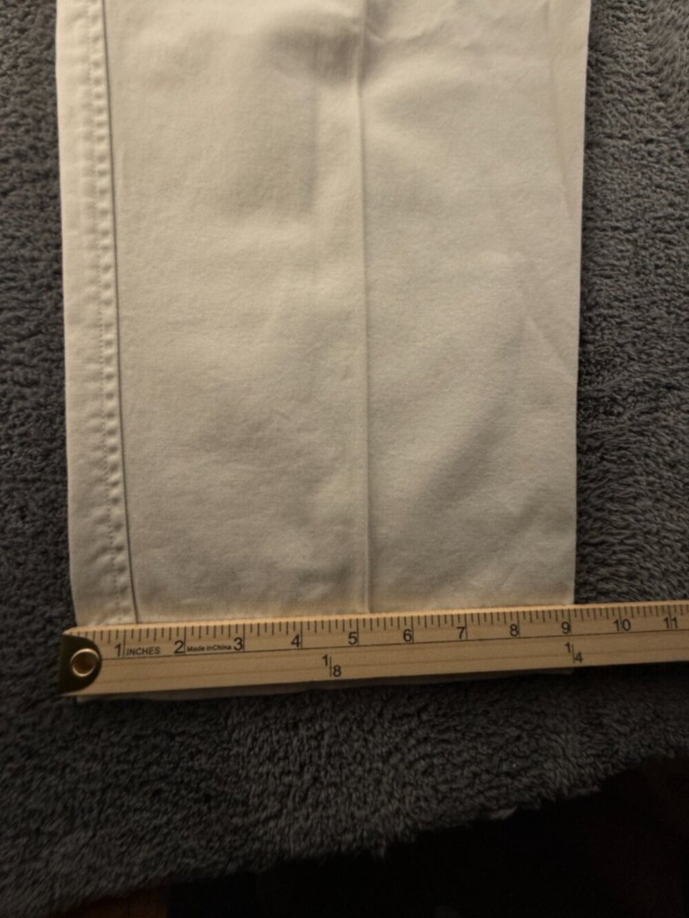 New Daniel Cremieux Paris Pants Men Beige Ivory Chino Cotton 38x32 Pleated - Picture 5 of 14